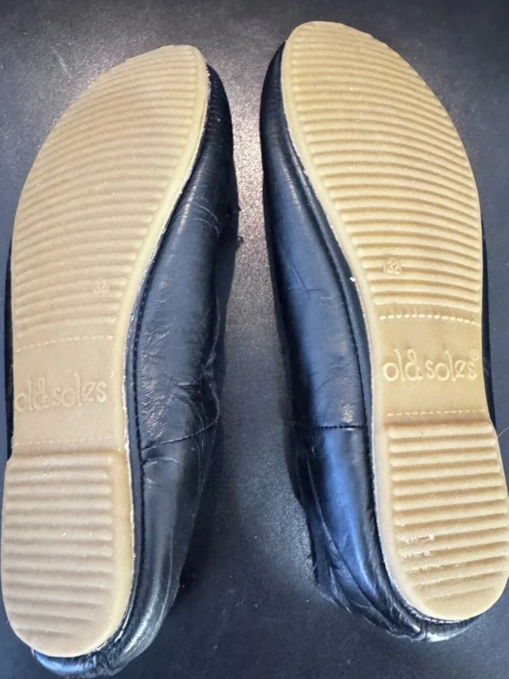 Old Soles Girls' Black Cruise Ballet Flats, Size: Girls US 1/EU 32